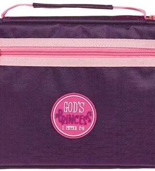 1220000324084 Fashion Nylon Bible Cover for Girls: God's Princess Inspirational Scripture for
