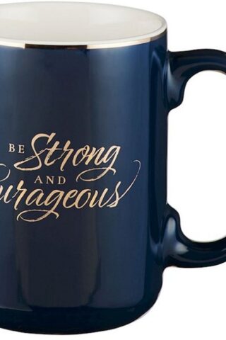 1220000324466 Large Ceramic Inspirational Coffee & Tea Scripture Mug for Men & Women: Strong &