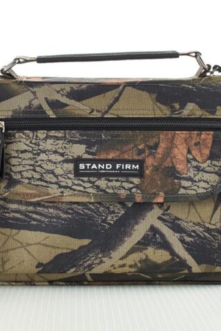 6006937131644 Camouflage Poly-Canvas Bible / Book Cover w/Stand Firm" Tag - 1 Corinthians 16:"