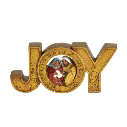 603799520829 Joy With Holy Family Figurine