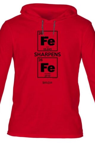 612978517055 Iron Sharpens Iron Hooded Long Sleeve
