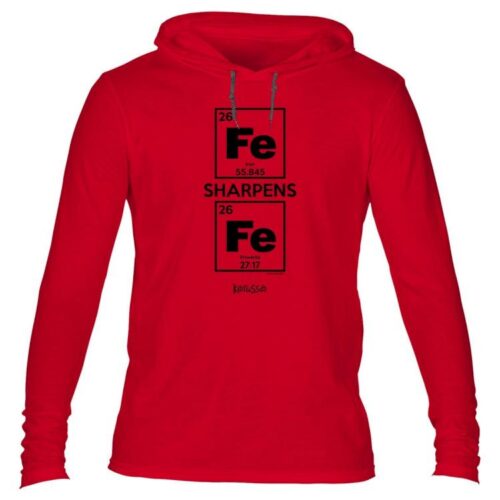 612978517055 Iron Sharpens Iron Hooded Long Sleeve