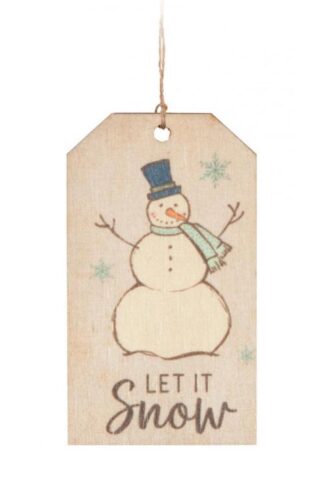 656200319154 Let It Snow Snowman (Ornament)