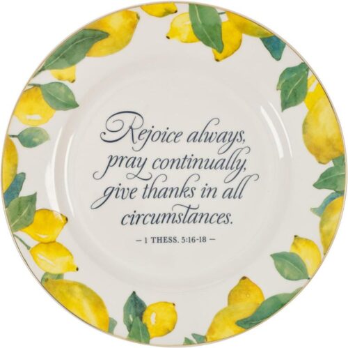1220000324923 Round 9 Decorative White Ceramic Salad & Dessert Plate for Home & Kitchen: Rejo"