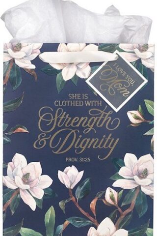 1220000325524 Large Portrait Inspirational Scripture Women's Gift Bag