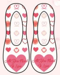 810010244291 All You Need Is Love Liner Socks