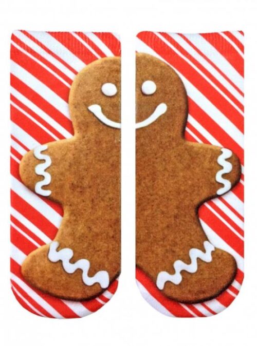 816043022295 Gingerbread Ankle Socks