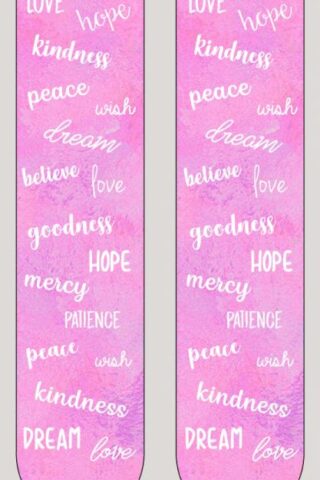 816043029744 Inspirational Crew Socks