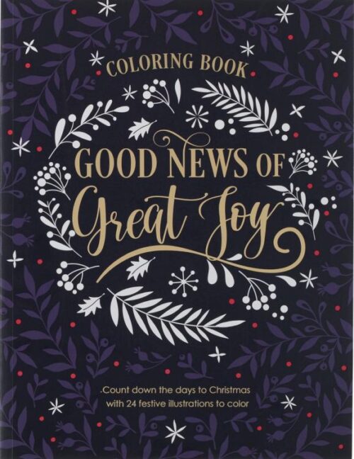 9781776371716 Good News of Great Joy Christmas Coloring Book for Women and Teens with Christia