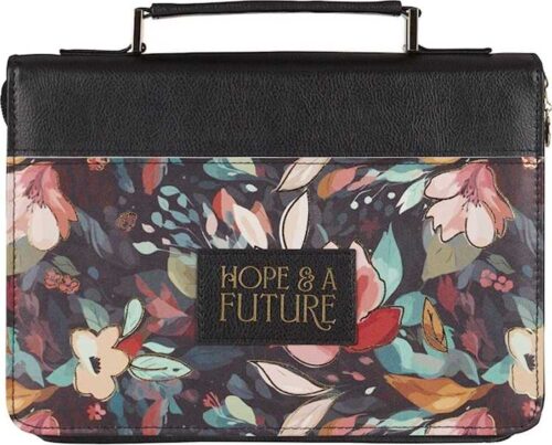 1220000326279 Fashion Vegan Leather Bible Cover for Women: Hope and a Future Inspirational Bib