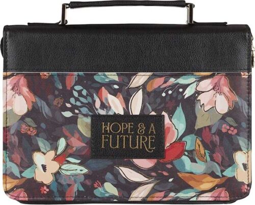 1220000326330 Fashion Vegan Leather Bible Cover for Women: Hope and a Future Inspirational Bib