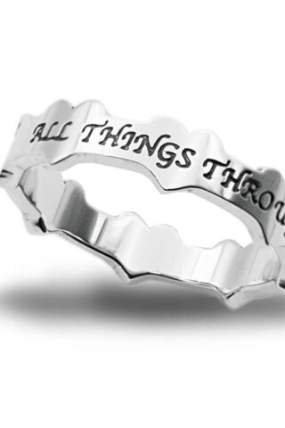 315140014139 Triple Heart Christ My Strength (Size 5 Ring)