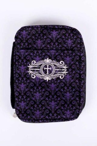 788200539437 Proverbs 31 Embroidered Cross Canvas