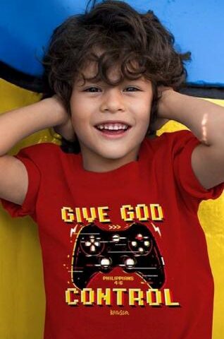 612978643815 Kerusso Kids Give God Control (4T (4 years) T-Shirt)