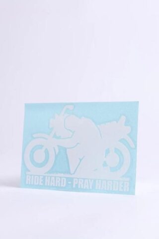 788200801787 Ride Hard Pray Harder Vinyl Auto Decal (Bumper Sticker)
