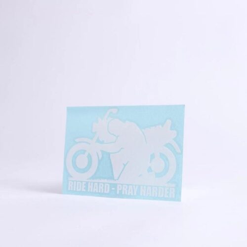 788200801787 Ride Hard Pray Harder Vinyl Auto Decal (Bumper Sticker)