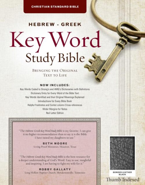 9781617155215 Hebrew Greek Key Word Study Bible