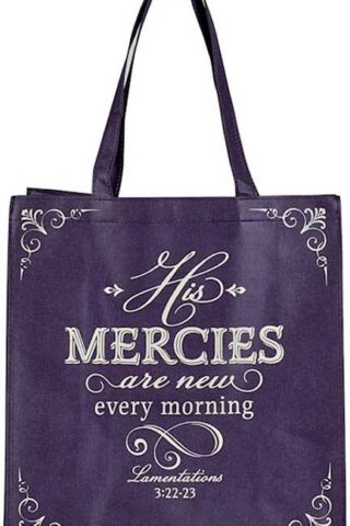 1220000135697 Reusable Fashion Shopping Tote Bag for Women: His Mercies are New Every Morning