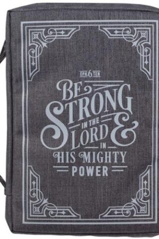 1220000136434 Men/Women's Bible Cover Strong in The Lord Ephesians 6:10