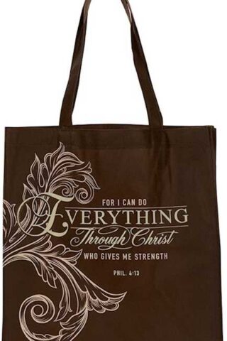 1220000321175 Reusable Fashion Shopping Tote Bag for Women: Everything Through Christ - Philip