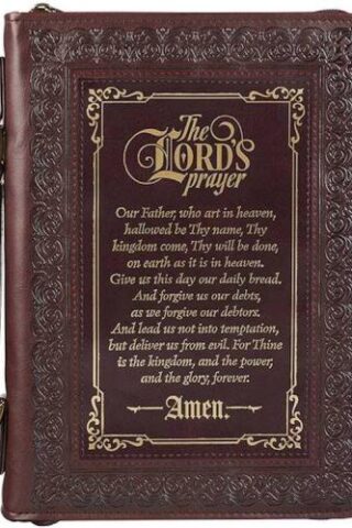 1220000321441 Classic Bible & Book Cover for Men & Women: The Lord's Prayer - Matthew 6:9-13 I