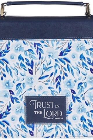 1220000327344 Fashion Premium Vegan Leather Inspirational Bible Cover for Women: Trust in the