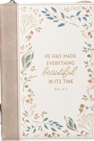 1220000327382 Fashion Premium Vegan Leather Inspirational Bible Cover for Women: Everything Be