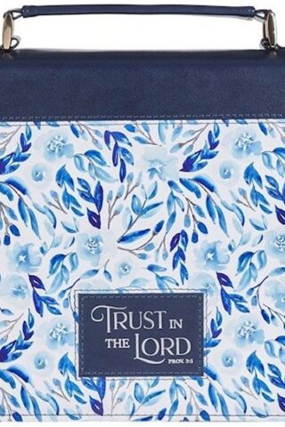 1220000327863 Fashion Premium Vegan Leather Inspirational Bible Cover for Women: Trust in the