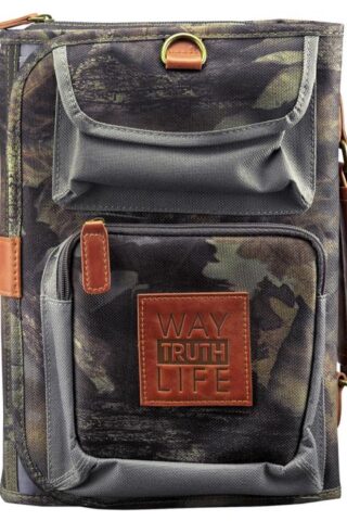6006937120914 Tri-Fold Realtree Camo Bible / Book Organizer w/Way-Truth-Life" Badge (Medium)"