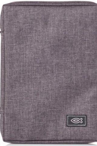6006937139619 Canvas Bible Cover with Fish Symbol
