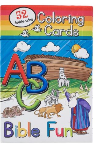 6006937143494 52 Coloring Cards for Kids: ABC Bible Fun - double-sided