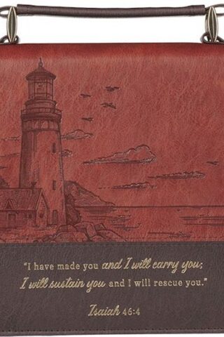 6006937170629 Premium Classic Vegan Leather Inspirational Bible Cover for Men & Women: I Will