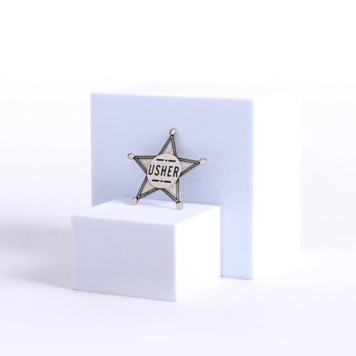 788200805747 Usher Star Badge Magnetic