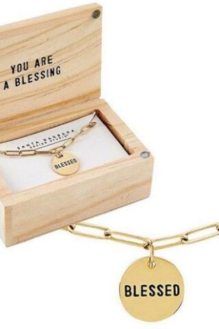 195002357563 Blessed Link Chain In Wooden Box