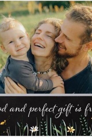 096069276548 Every Good And Perfect Gift Is From Above Photo Block