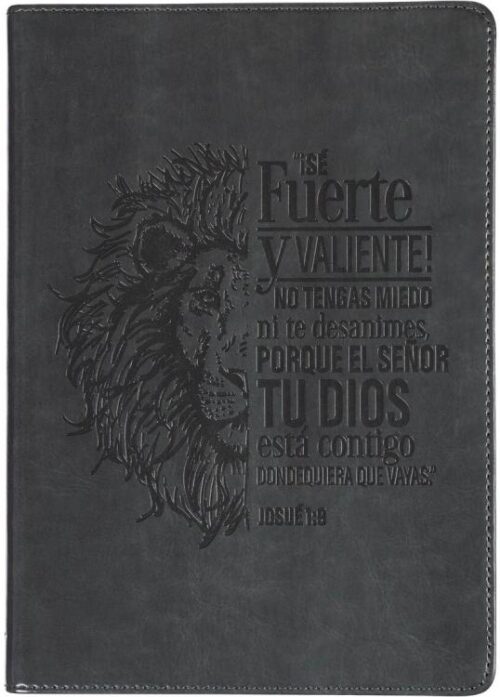 9781639522873 Scripture Journal in Spanish: Diario ClÃ¡sico Cierre Gris Sé Fuerte Jos. 1:9