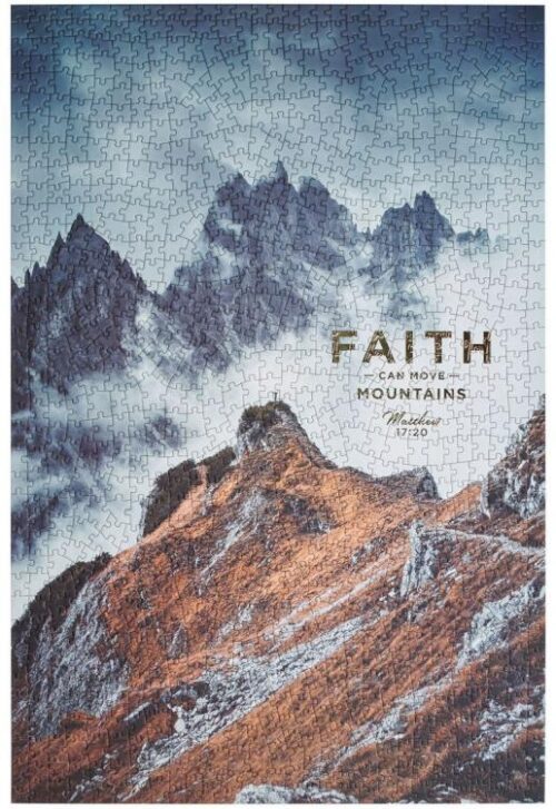 1220000720763 1000 Piece Inspirational Scripture Jigsaw Puzzle for Men
