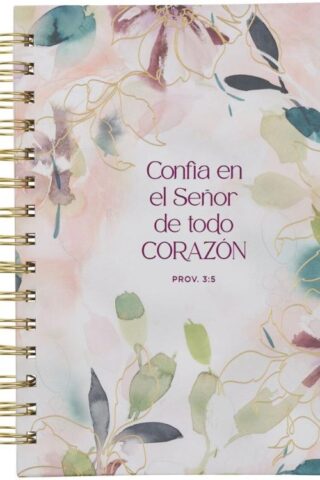 9798896780731 Diario Espiral Multicolor Floral Confía en el Señor Prov. 3:5
