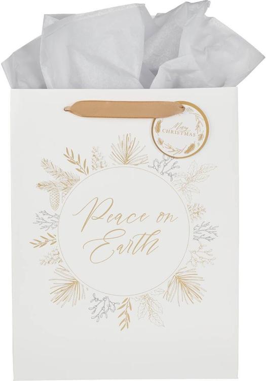 1220000326989 Large Portrait Inspirational Christmas Gift Bag