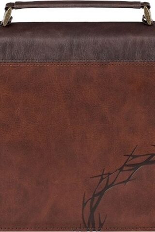 1220000329935 Premium Vegan Leather Inspirational Bible Cover for Men & Women: Amazing Grace w