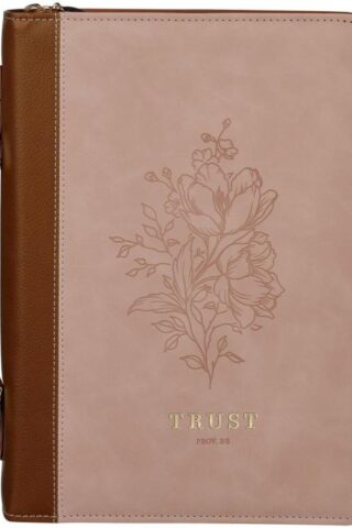 1220000329997 Premium Vegan Leather Inspirational Bible Cover for Women: Trust in The Lord Enc