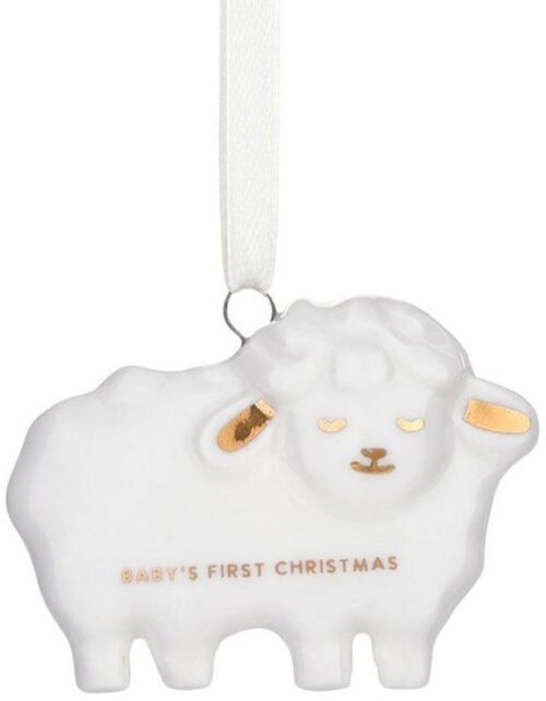 195002592209 Lamb Babys First Christmas (Ornament)