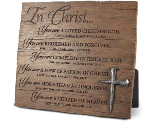 667665408062 In Christ (Plaque)
