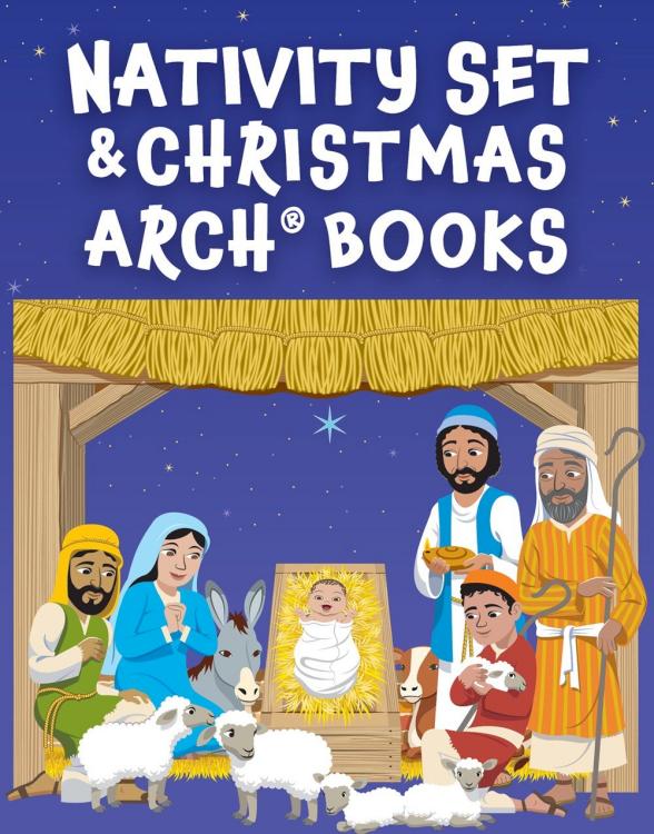 9780758680280 Nativity Set With Christmas Arch Books