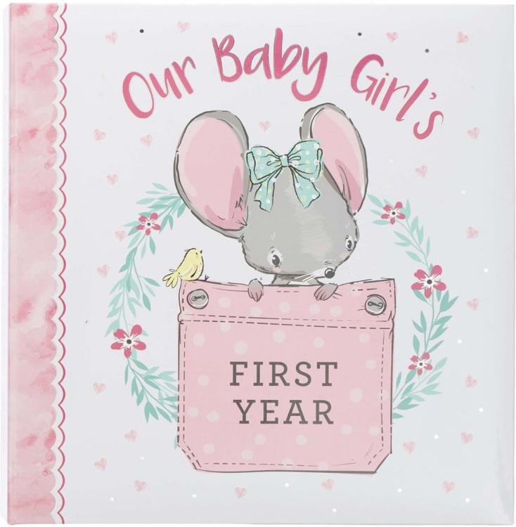 9781432131234 Girl Baby Book of Memories Pink Keepsake Photo Album  Our Baby Girl's First Year