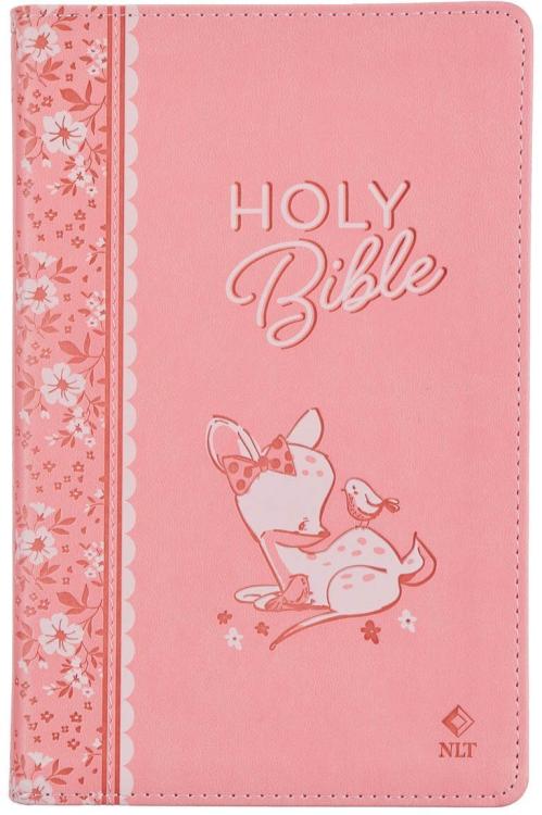 9781639524723 NLT Keepsake Holy Bible for Baby Girls Baptism Easter