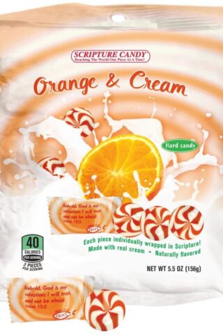 641520044756 Orange And Cream Hard Candy Bag 25 Pieces