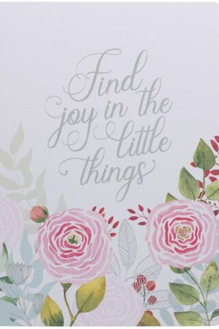1220000371149 With Love Journal w/Motivational Saying: Find Joy in the Little Things