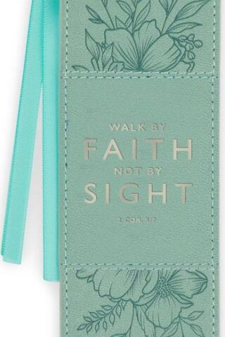 1220000720138 Faith Floral Faux Leather 2 Corinthians 5:7