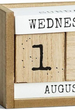 081983732126 Block Perpetual Calendar